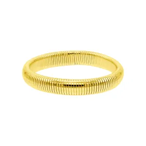 14K Gold Plated .5" Tall Omega Bracelet