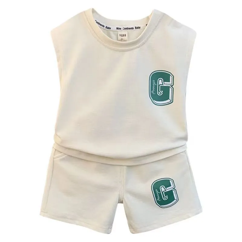 24 Summer New Boys' Vest Set