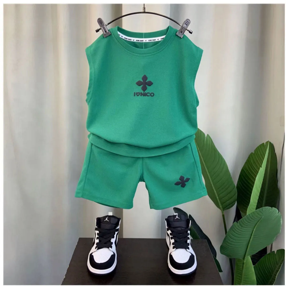 24 Summer New Boys' Vest Set