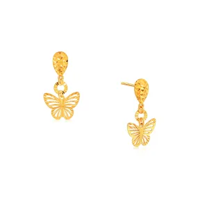 916 Gold Wings of Delight Earrings