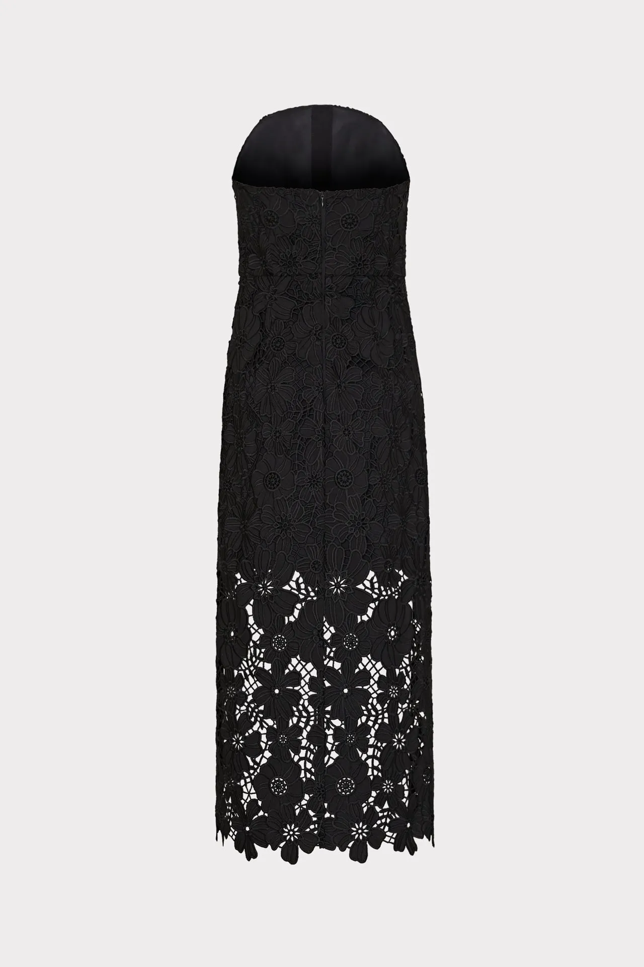 Adrienne Roja Lace Midi Dress