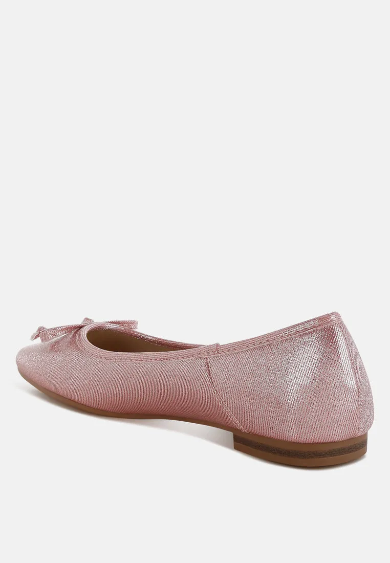 Agshin Metallic Ballet Flats