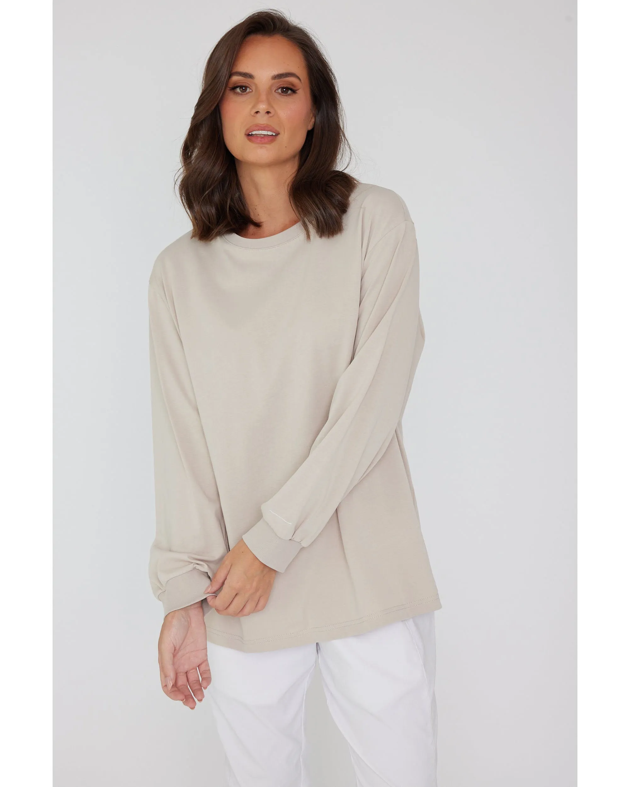 Alexandra Vandam Long Sleeve - Stone