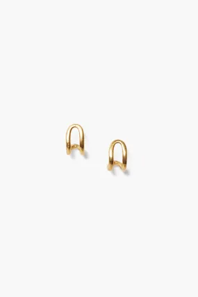 Arc Huggies Yellow Gold