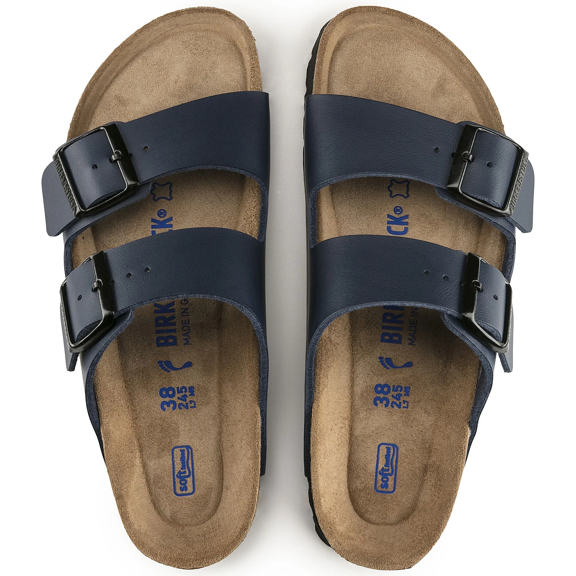 Arizona Regular Width Soft Footbed Navy