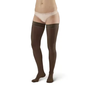 AW Style 385 Signature Sheers Closed Toe Thigh Highs w/Top Band - 30-40 mmHg