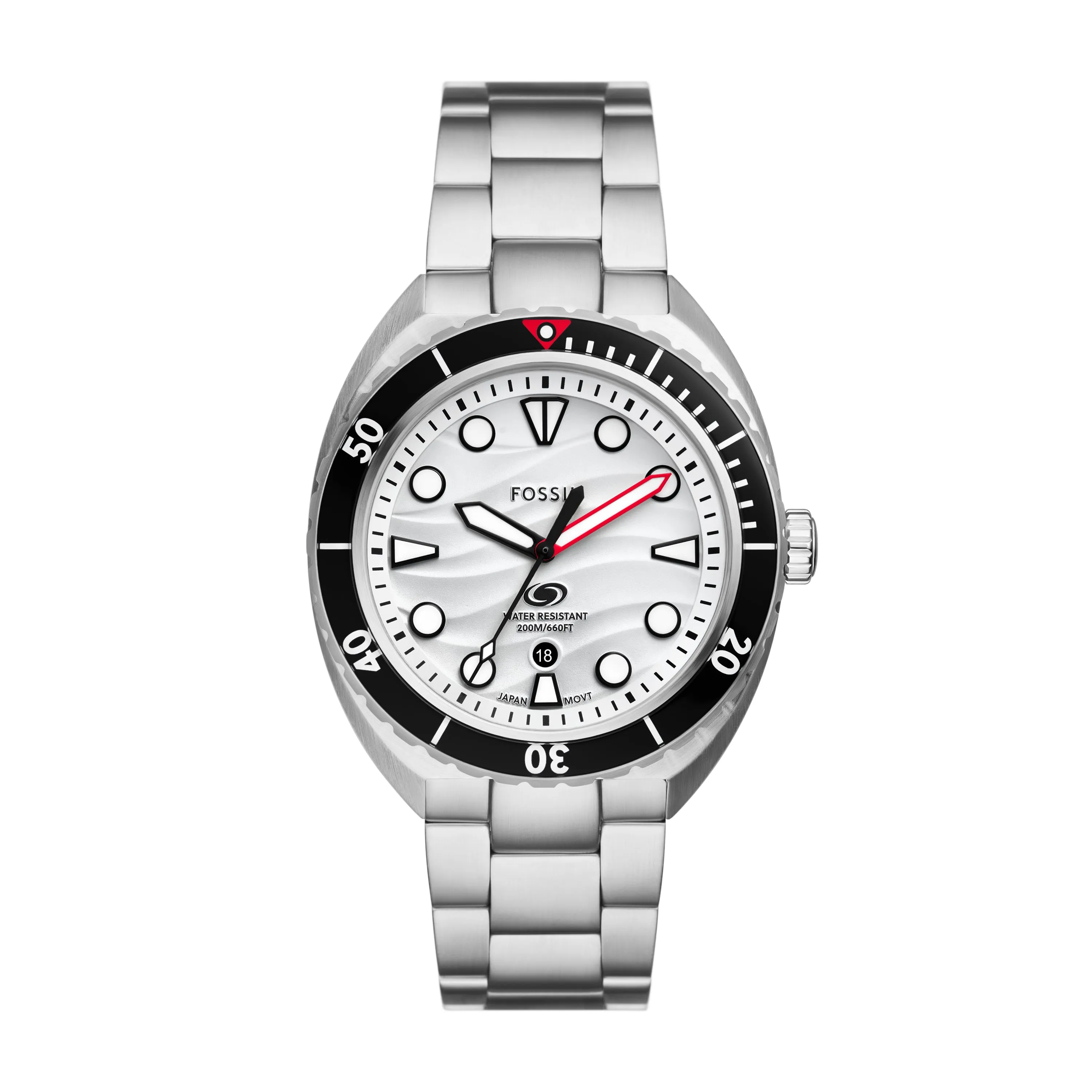 Breaker Three-Hand Date Stainless Steel Watch