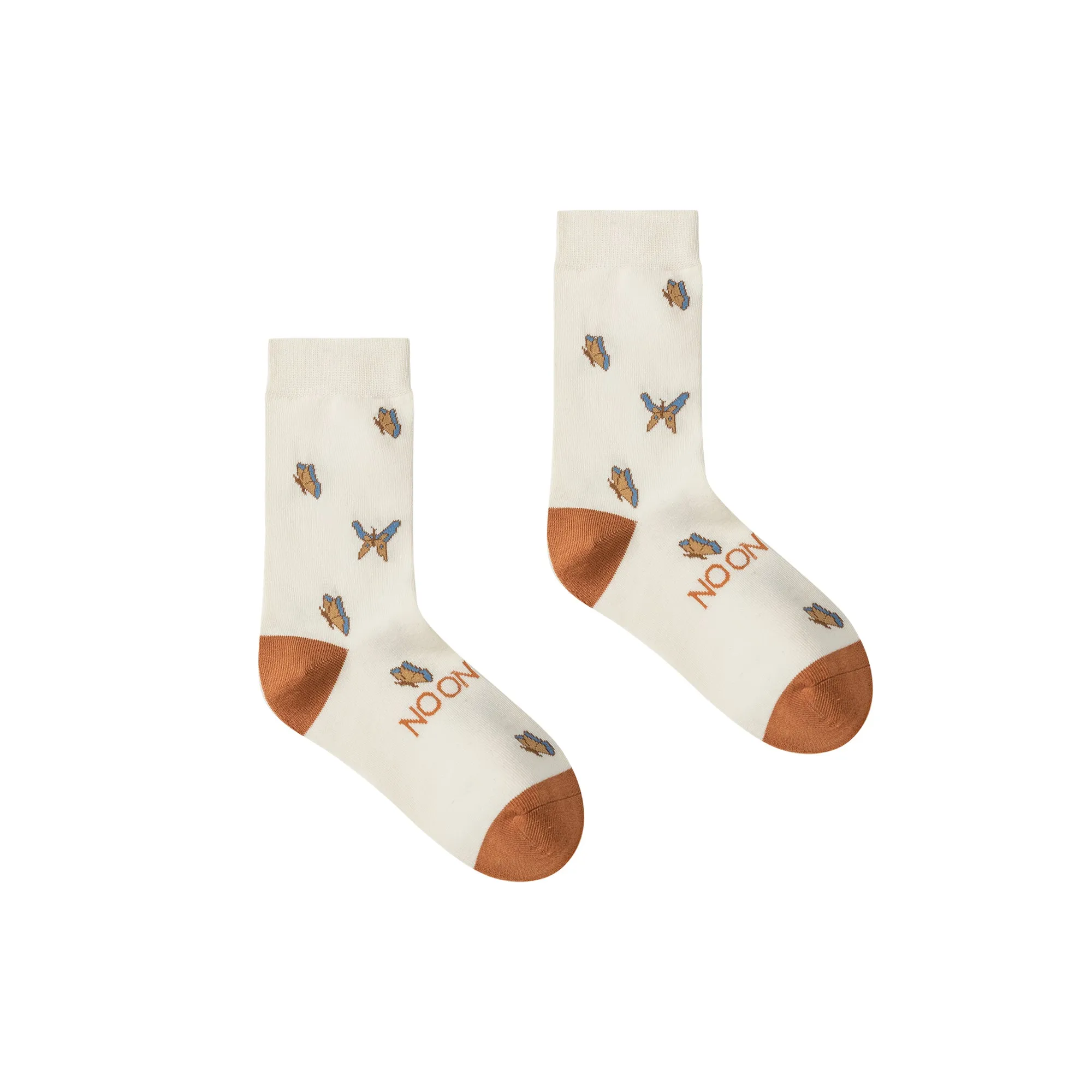 Butterfly Jacquard Socks