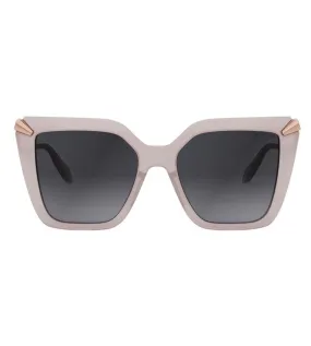 Bvlgari Women's Grey Butterfly Sunglasses