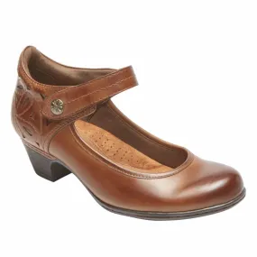 Cobb Hill ABBOTT ANKLE STRAP ALMOND/LEATHER