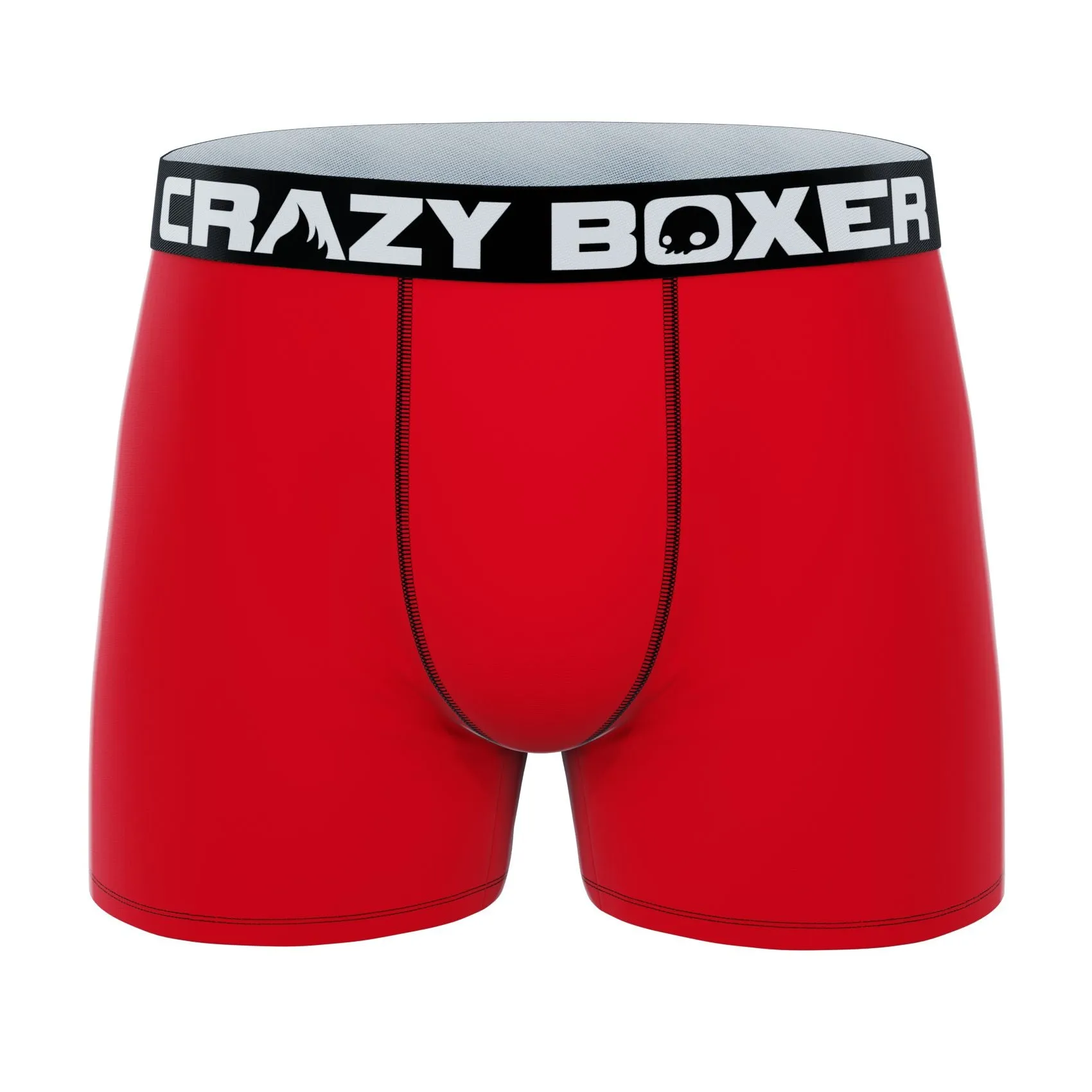 CRAZYBOXER Blue & Red Men's Boxer Briefs (2 Pack)