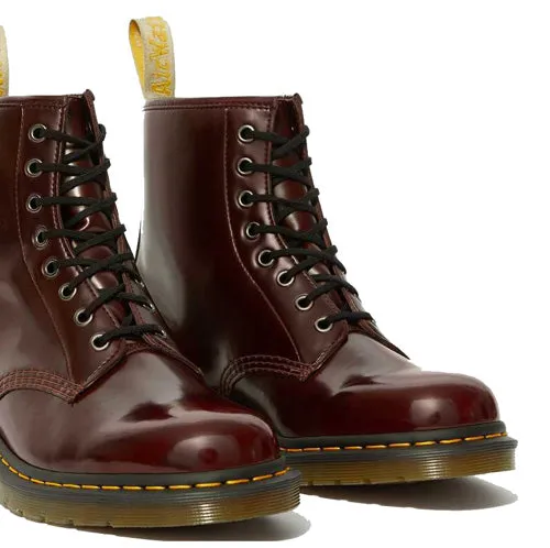 Dr. Martens Vegan 8 Eye Boots - 1460 - Cherry Red