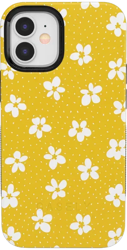 Flower My World | Yellow Floral Case