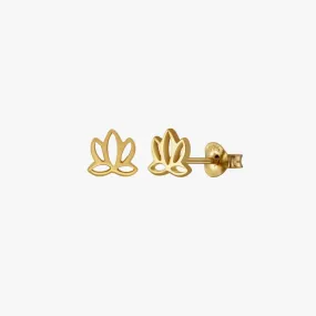 Lotus Stud Earrings