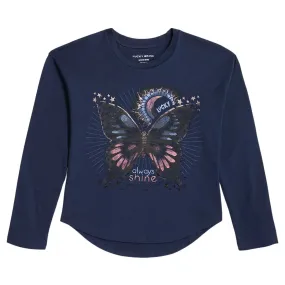 Lucky Brand Girl's Shine Butterfly Tee