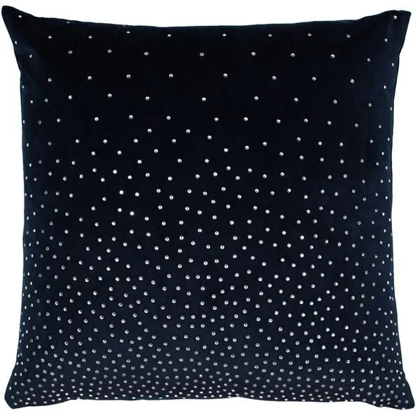 Malini Navy zircon cushion 45 cm