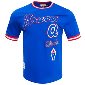 MLB ATLANTA BRAVES RETRO CLASSIC MEN'S TOP (ROYAL BLUE/RED)