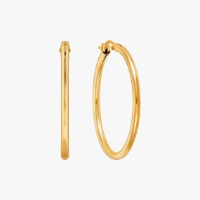 Modern Around Large Hoop Earrings