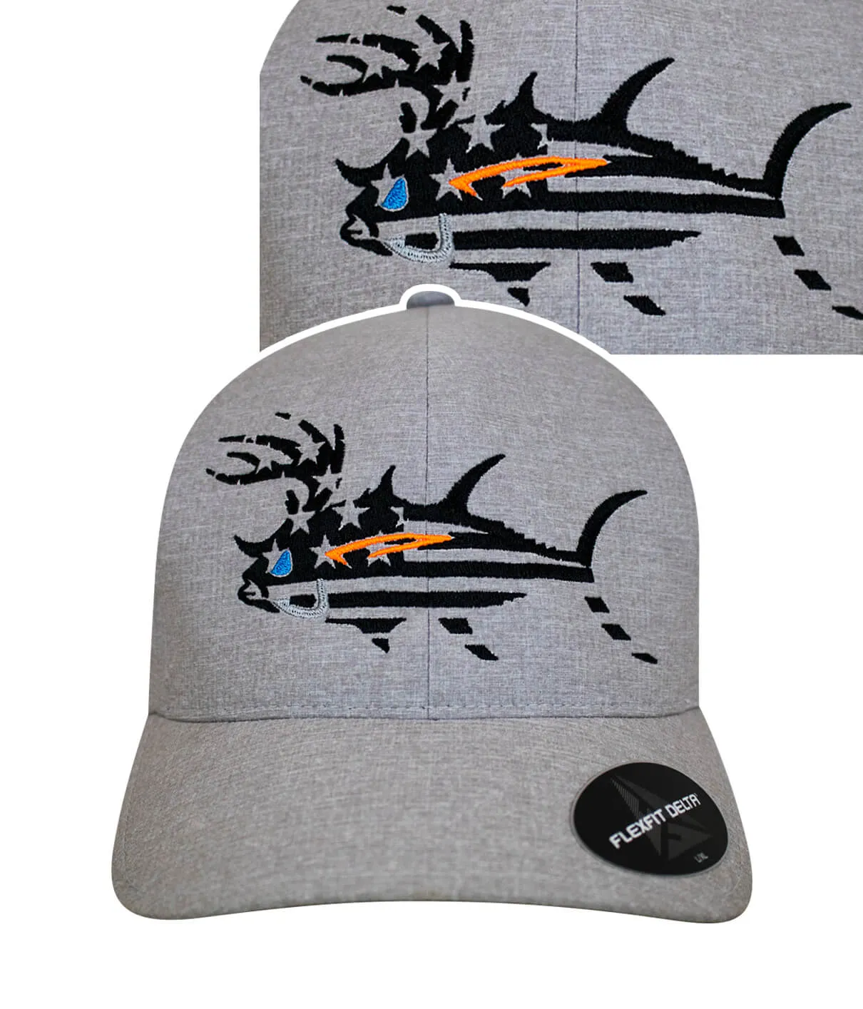 "Buck-Eye Faded Glory" Performance Flexfit Hat