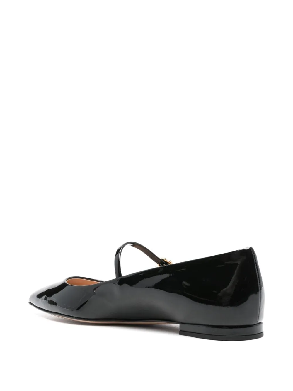 RIBBON JANE PATENT LEATHER BALLET FLATS