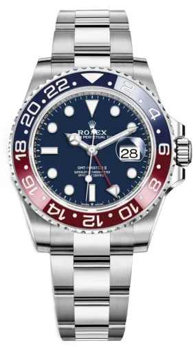 Rolex GMT-Master II - 40mm White Gold "Pepsi" - Blue Dial - Oyster Bracelet (Ref#126719BLRO)