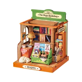 Rolife The Muse Bookshop DIY Miniature House DS040