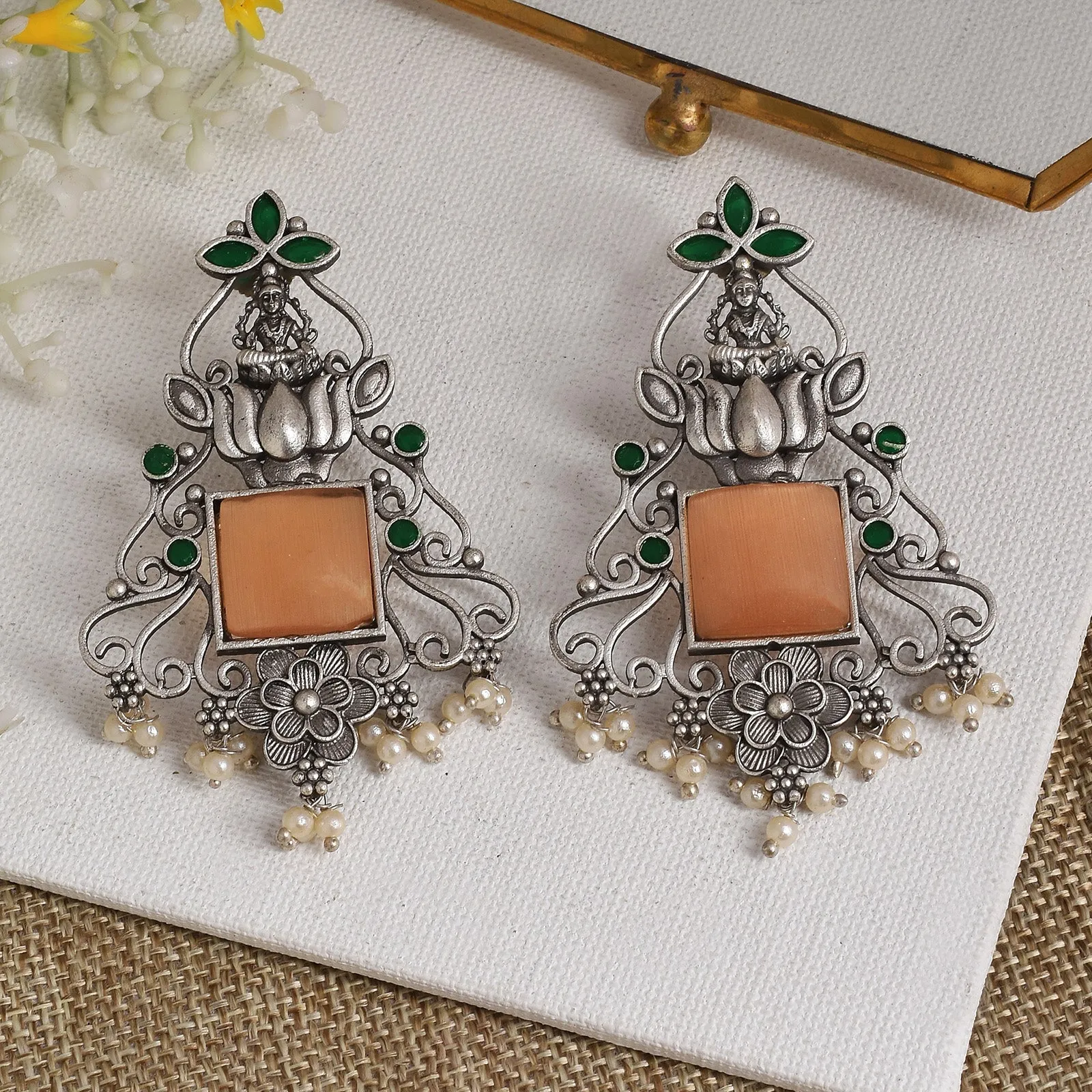 Shivanya Goddess Dangler Earrings