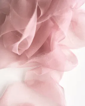 Silk Gossamer Ribbon in Peony