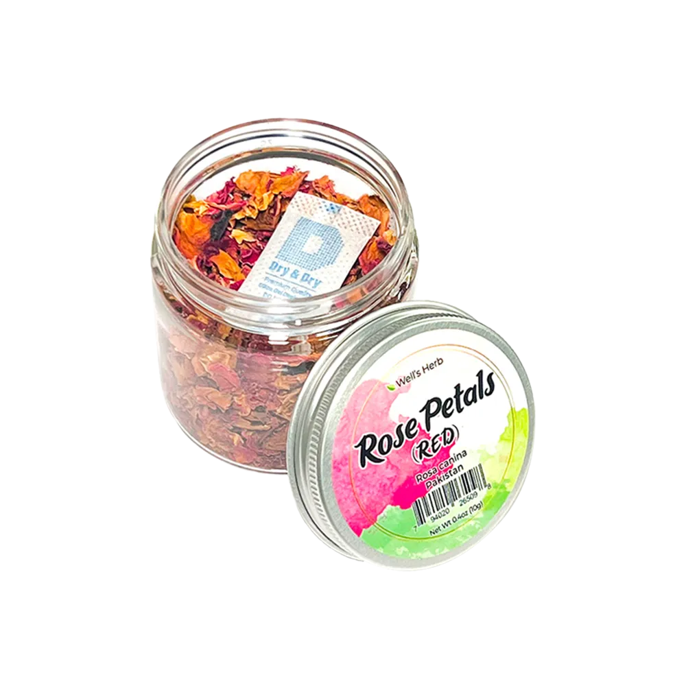 Well's Herb Dried Rose Petals | 0.4 oz.